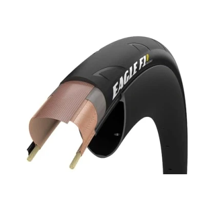 Abbildung von GOODYEAR Unisex Adult Schwarz, Eagle F1 R TLC Falt Rennradreifen (700 x 30 C), Version, Größe: 622
