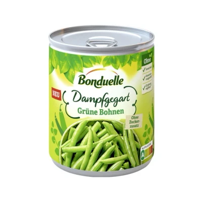 Abbildung von Bonduelle Grüne Bohnen dampfgegart 590G