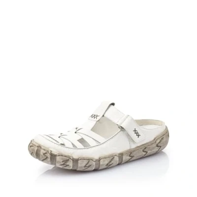 Abbildung von Rieker Damen Low Top Sneaker L0396, Frauen Halbschuhe,Freizeitschuhe,Turnschuhe,Laufschuhe,straßenschuhe,Strassenschuhe,Weiss (80),39 EU / 6 UK