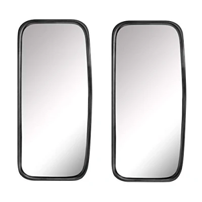 Abbildung von 2x LKW, Transporter oder Bus Spiegel universal 42 x 20 cm Größe mit flexibler Halterung SET