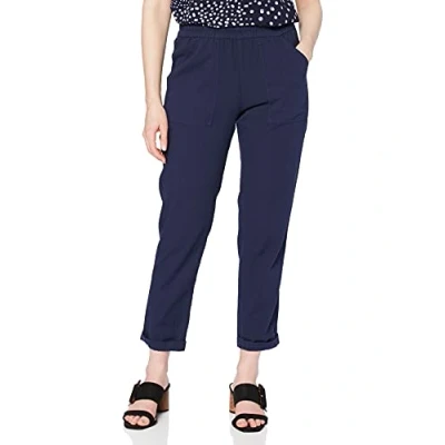 Abbildung von ESPRIT Damen 039EE1B019 Hose, 400/NAVY, W34(Herstellergröße: 34/22)