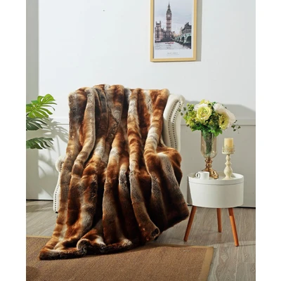 Abbildung von Star Home Textil Wohndecke &quot;Zobel&quot;, aus besonders weichem Material, Kuscheldecke
