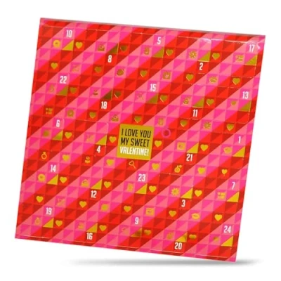 Abbildung von Kalender „Valentine Challenge Calendar“ mit 24 erotischen Aufgaben