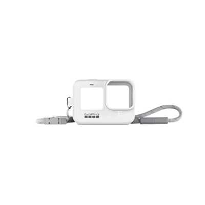 Abbildung von Hülle + Trageband Weiß (HERO10 Black/HERO9 Black) Offizielles GoPro Zubehör