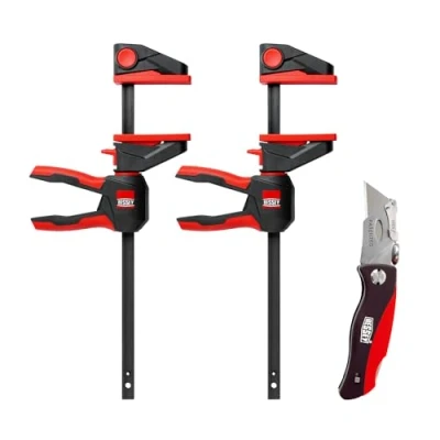 Abbildung von BESSEY Sonderaktion EZ360SET A, 2x Einhandzwinge mit drehbarem Griff EZ360 30 + 1x DBKPH EU, Gewinne 1 von 22 Trikots