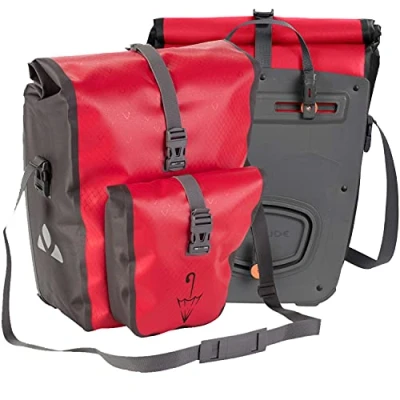 Abbildung von VAUDE Aqua Back Plus Hinterradtaschen Gepäckträgertasche (Rot SE, Einheitsgröße)