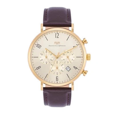Abbildung von Rhodenwald &amp; Söhne Uhr, Herren, Größe: One Size, Braun