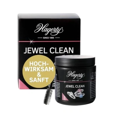 Abbildung von Hagerty Jewel Clean Schmucktauchbad für Gold, Diamanten 170ml Schmuckreiniger