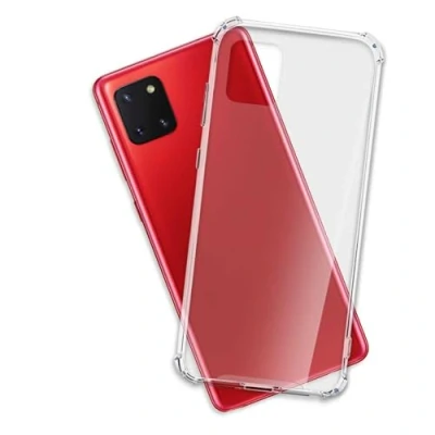 Abbildung von mtb more energy® Hülle Crystal Armor kompatibel mit Samsung Galaxy Note 10 Lite (SM N770, 6.7&#039;&#039;) verstärkte Ecken Anti Shock Schutzhülle Case Cover Tasche