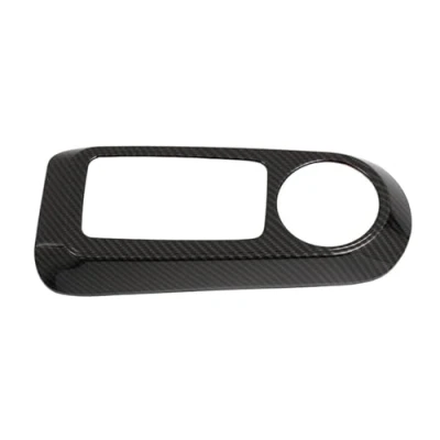 Abbildung von Interieur Zubehör Für Ford Bronco 2021 2022 2023 Auto Getriebe Shift Dekoration Abdeckung Center Konsole Kleine Panel Aufkleber Innenleisten Control Frame Trim (Farbe : Carbon Fiber
