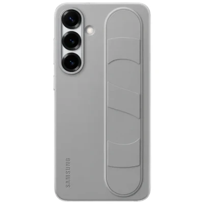 Abbildung von Samsung Galaxy S25 Plus Hülle Silikon Original Hard Case/Backcover Handyhülle Grau Shockproof/Stoßfest