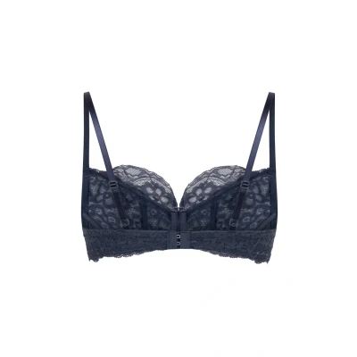 Abbildung von Hunkemöller Unwattierter Bügel BH Marine Blau
