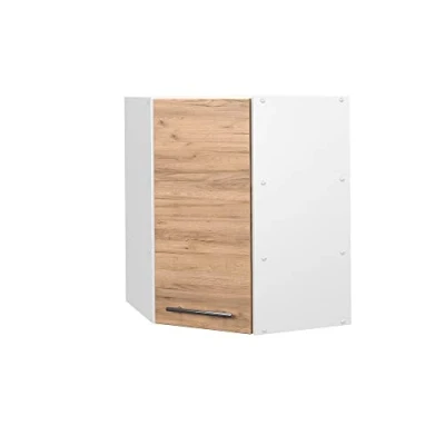 Abbildung von Vicco Eckhängeschrank Fame Line, Goldkraft Eiche/Weiß, 57 cm (1 Hängeschrank)