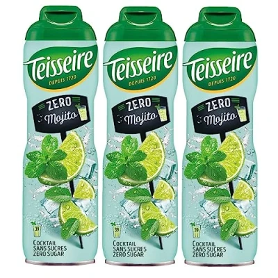 Abbildung von Teisseire Getränke Sirup Mojito 0% 600ml Cocktails Milchshakes (3er Pack)