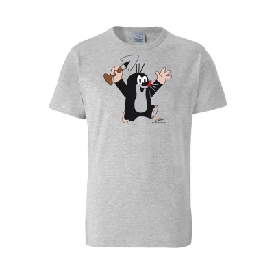 Abbildung von Logoshirt DER Kleine Maulwurf Tshirt print graumeliert, Herren, Größe: Large, Grau meliert
