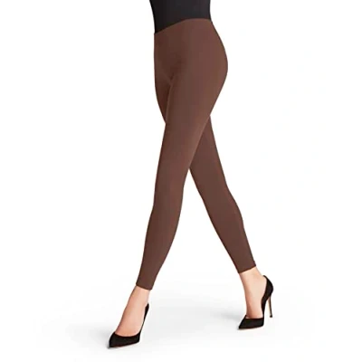 Abbildung von FALKE Damen Leggings Seamless Fein blickdicht einfarbig 1 Stück, Braun (Brandy 5167), L