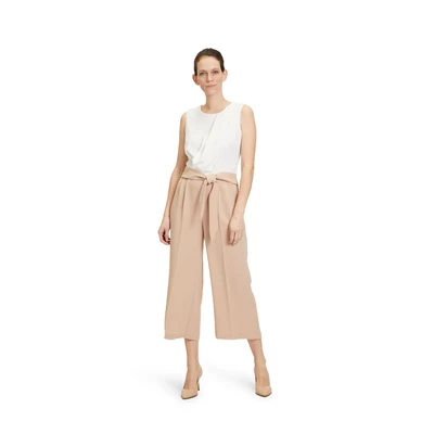 Abbildung von Betty &amp; Co OHNE ARM Jumpsuit, Damen, Größe: 36, Patch taupe cream