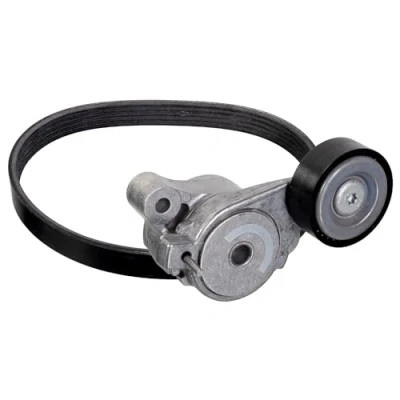 Abbildung von FEBI BILSTEIN 177999 Keilrippenriemensatz mit Spannelement VOLKSWAGEN: Polo V Schrägheck, Scirocco III, Golf 5 SEAT: Ibiza 4 Schrägheck