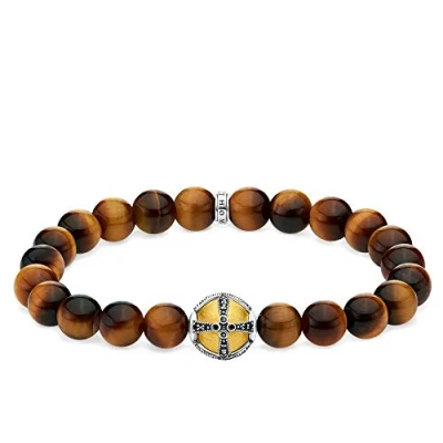 Abbildung von Thomas Sabo Unisex Armband Kreuz gold 925 Sterlingsilber gelbgold vergoldet A1929 849 2 L16