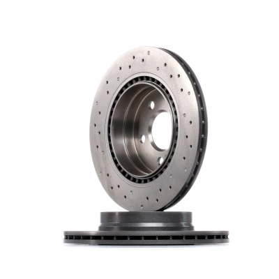Abbildung von BREMBO 09.A760.1X Bremsscheibe 300 22 5 gelocht/innenbel. beschichtet hochgekohlt mit Schrauben MERCEDES BENZ: C Klasse Limousine, E Coupe