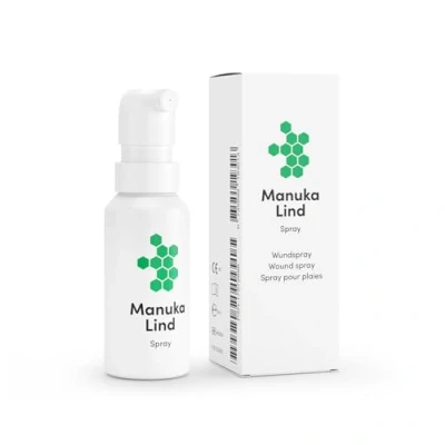 Abbildung von ManukaLind Wundheilspray 30ml Natürlich wirksam mit Manuka Honig MGO 514+ für alle Wundheilungsphasen Ideal Reiseapotheke &amp; Notfallset