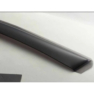 Abbildung von ClimAir Car Comfort Windabweiser Master Schwarz (Hinten) kompatibel mit Dodge Ram Crew Cab 2009 2019