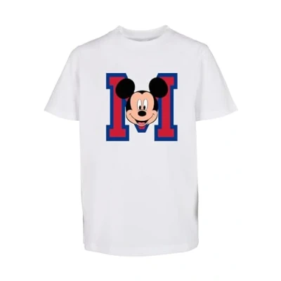 Abbildung von Mister Tee Unisex Kids MTK195 Mickey Mouse M Face T Shirt, White, 146/152