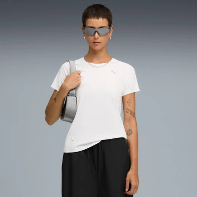 Abbildung von Puma RUN CLOUDSPUN T Shirt Damen White Größe: XXS
