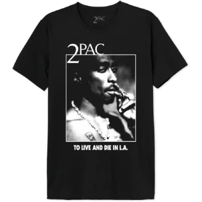 Abbildung von TUPAC Herren METUPACTS003 t Shirt Damen, Noir, S