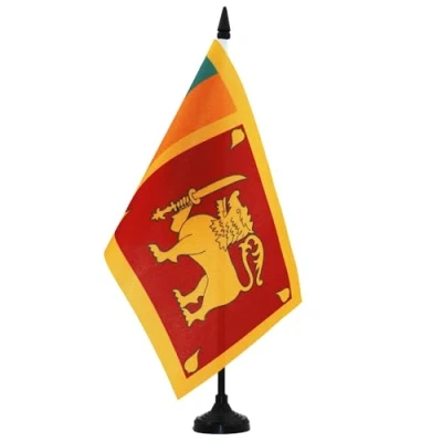 Abbildung von AZ FLAG Tischflagge Sri Lanka 21x14 Cm Demokratische Sozialistische Republik Tischfahne 14 x 21 Flaggen