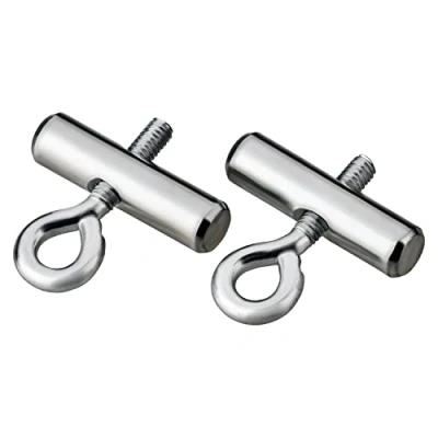 Abbildung von AUTOLIGHT 24 2 x Kederstopper Blockierungskit für Kederschiene Bolzen Endstopper 8 10 mm mit Öse Wohnwagen Wohnmobil Boot