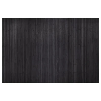 Abbildung von vidaXL Raumteiler Paravent Trennwand Umkleide Dekowand Sichtschutz Spanische Wand Schlafzimmer Bambus Vlies Rückseite Grau 250x165cm