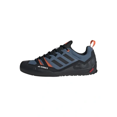 Abbildung von adidas Unisex Terrex Swift Solo 2.0 Hiking Shoes Wanderschuhe, Wonder Steel/Core Black/Orange, 36 2/3 EU
