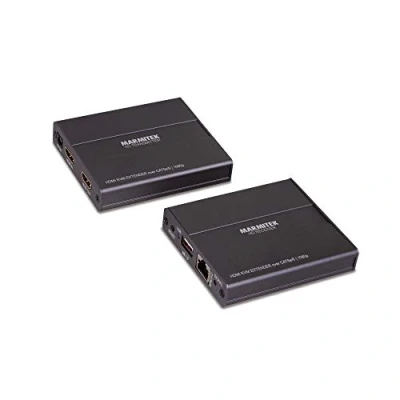 Abbildung von HDMI Verlängerung UTP Marmitek MegaView 76 über 1 CAT 5e/6 Kabel KVM (Keyboard Video Mouse) PoC (Power Over Cable) Full HD 1080P 60 m Loopthrough Extender 3D