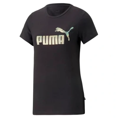 Abbildung von PUMA Damen ESS+ Nova Shine Tee T Shirt, Schwarz, S