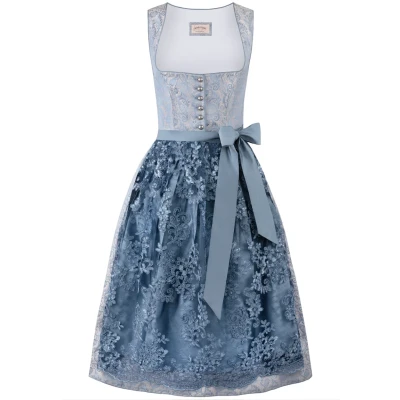 Abbildung von Stockerpoint Damen Sidonia Kleid, Rauchblau, 34