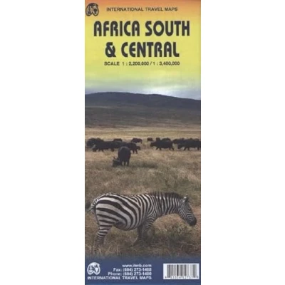 Abbildung von International Travel Map ITM Topographische Karte Africa South&amp;Central