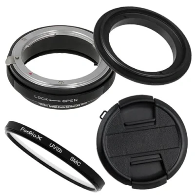 Abbildung von Fotodiox Macro Reverse Adapter Compatible with 58mm Filter Thread on Nikon F Mount Cameras