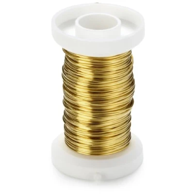 Abbildung von 5 x Knorr prandell Messingdrahtraht 0,4mmx40m