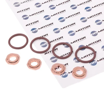 Abbildung von DR.MOTOR AUTOMOTIVE DRM018S Dichtungssatz, Einspritzdüse OPEL: Astra J Schrägheck, Meriva A, H Schrägheck