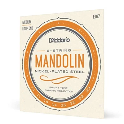 Abbildung von D&#039;Addario EJ67 Mandoline Saiten Satz Nickel