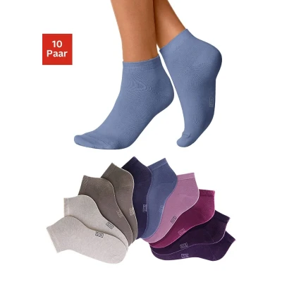 Abbildung von H.I.S Kurzsocken (Packung, 10 Paar) mit verstärkter Ferse und Spitze