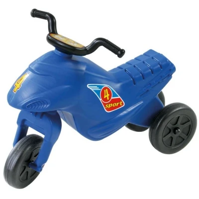 Abbildung von Dohany Rutschmotorrad Rutscher Fahrzeug 4 Mini Laufrad Lauflernrad blau, Belastbarkeit 25 kg