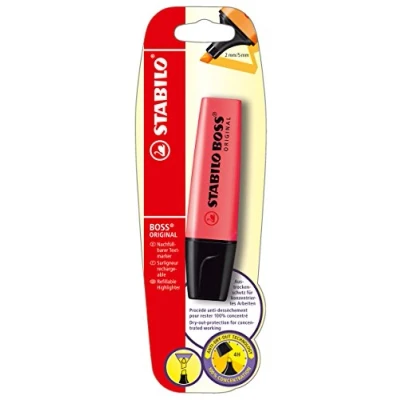 Abbildung von Textmarker STABILO BOSS ORIGINAL Einzelstift rot