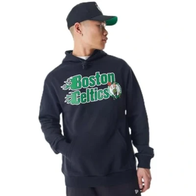 Abbildung von BOSTON CELTICS Unisex Basketball Hooded Kapuzenpullover, Schwarz, L EU
