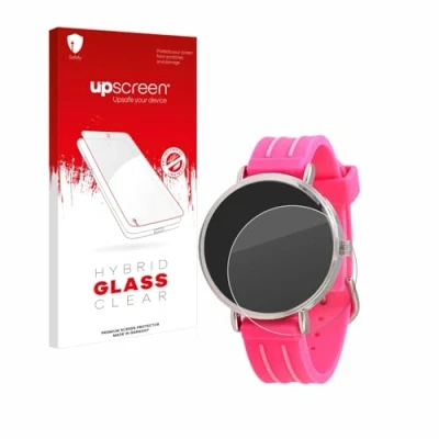 Abbildung von upscreen Schutzglas für Kiddus Children&#039;s Learning Watch Schutzfolie, Glas Folie [Klar, 9H Panzerschutz, Anti Fingerprint]
