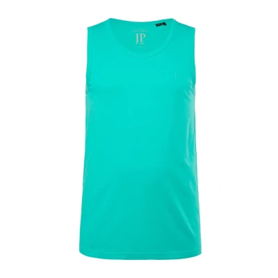 Abbildung von JP1880 Basic TANK ÄRMELLOS Rundhals Unterhemd/shirt, Herren, Größe: 7XL, Light caribbean green