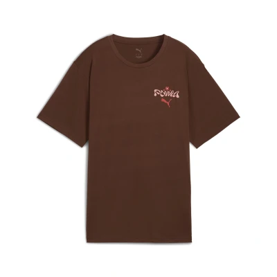 Abbildung von Puma Floral Tshirt print, Damen, Größe: Medium, Chocotart