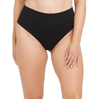 Abbildung von Spanx Cotton Comfort Thong String, Damen, Größe: 38 40, Black
