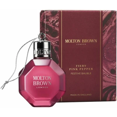 Abbildung von Molton Brown Fiery Pink Pepper Festliche Bade und Duschgel Weihnachtskugel
